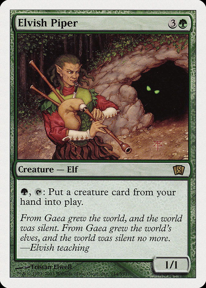 Elfo Flautista / Elvish Piper - Magic: The Gathering - MoxLand