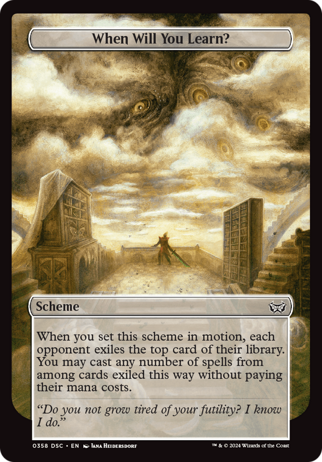 When Will You Learn? - Magic: The Gathering - MoxLand