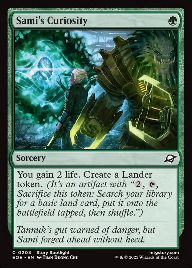 Curiosidade de Sami / Sami's Curiosity - Magic: The Gathering - MoxLand