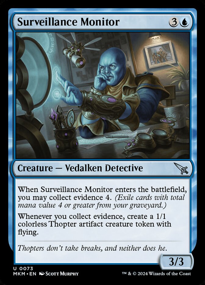 Monitor de Segurança / Surveillance Monitor - Magic: The Gathering - MoxLand