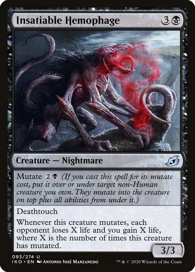 Hemófago Insaciável / Insatiable Hemophage - Magic: The Gathering - MoxLand