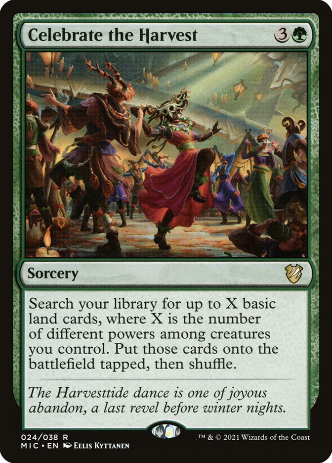 Celebrar a Colheita / Celebrate the Harvest - Magic: The Gathering - MoxLand