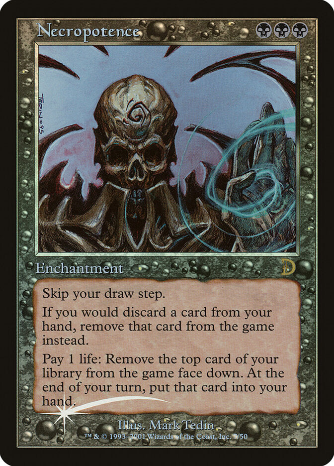 Necropotência / Necropotence - Magic: The Gathering - MoxLand