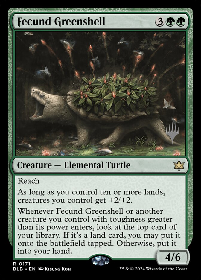 Fecund Greenshell - Magic: The Gathering - MoxLand