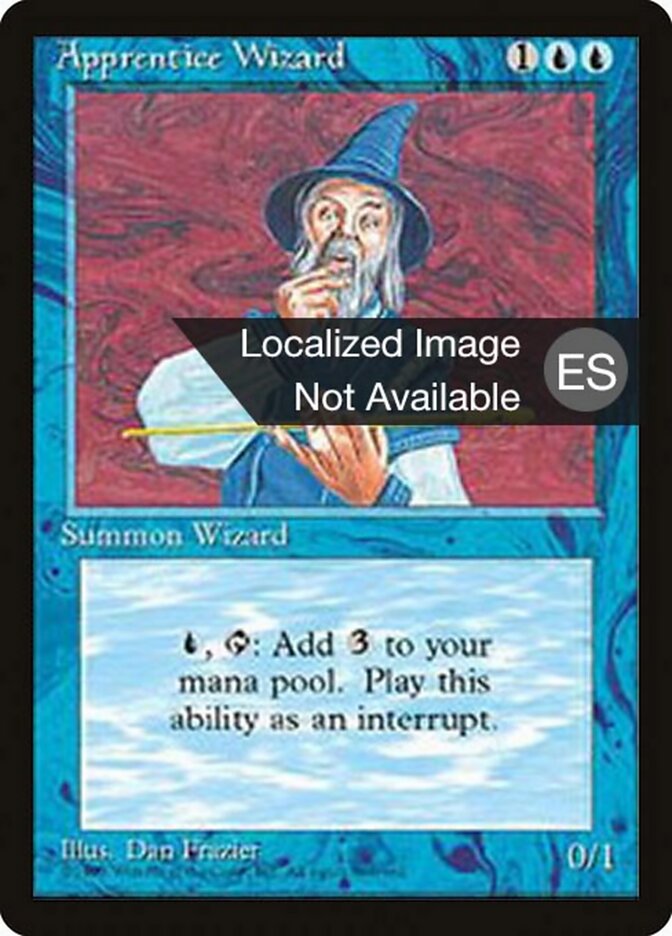 Aprendiz de Mago / Apprentice Wizard - Magic: The Gathering - MoxLand