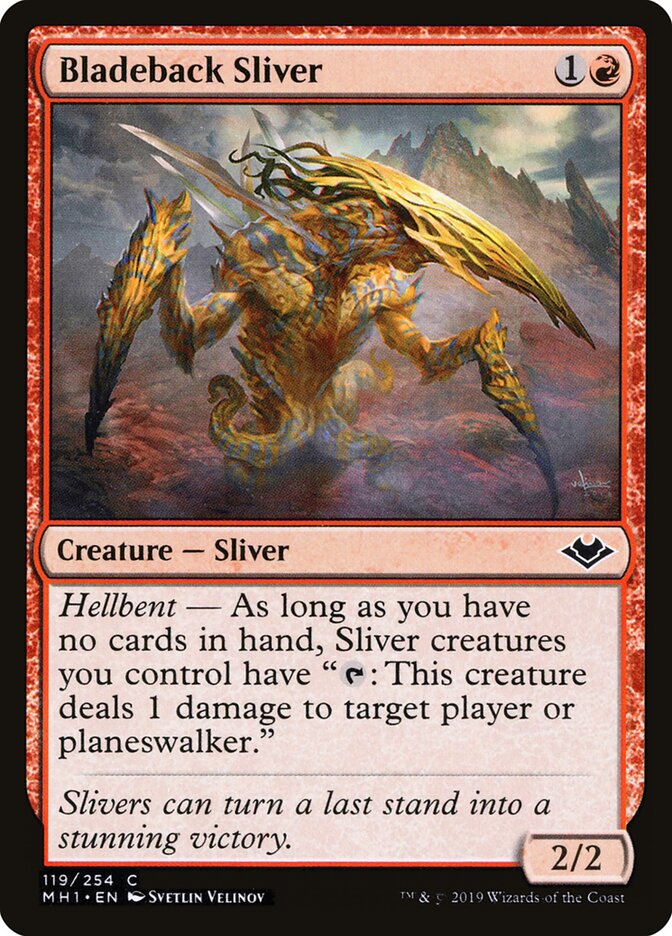 Fractius Laminodorso / Bladeback Sliver - Magic: The Gathering - MoxLand