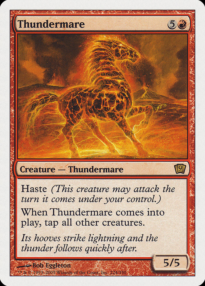 Pesadelo Trovejante / Thundermare - Magic: The Gathering - MoxLand