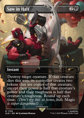 Saw in Half - Magic: The Gathering - MoxLand