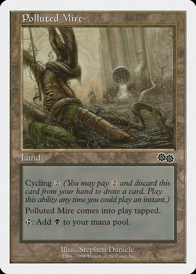 Lamaçal Poluído / Polluted Mire - Magic: The Gathering - MoxLand