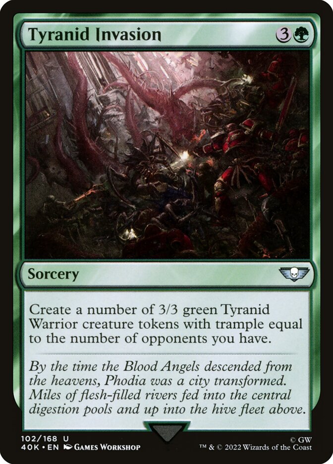 Invasão Tiranídea / Tyranid Invasion - Magic: The Gathering - MoxLand