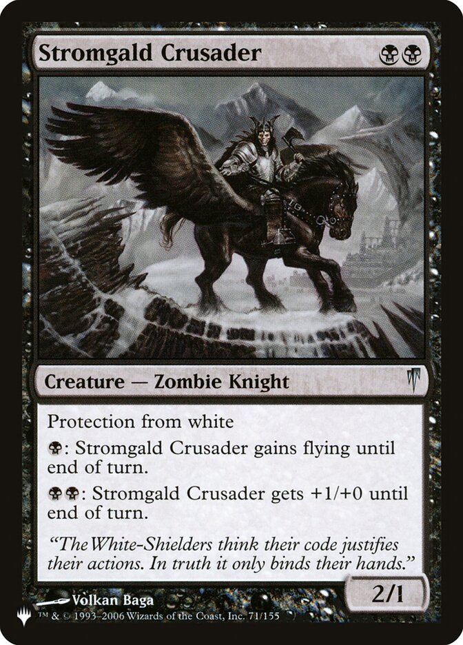 Cruzado de Stromgald / Stromgald Crusader - Magic: The Gathering - MoxLand