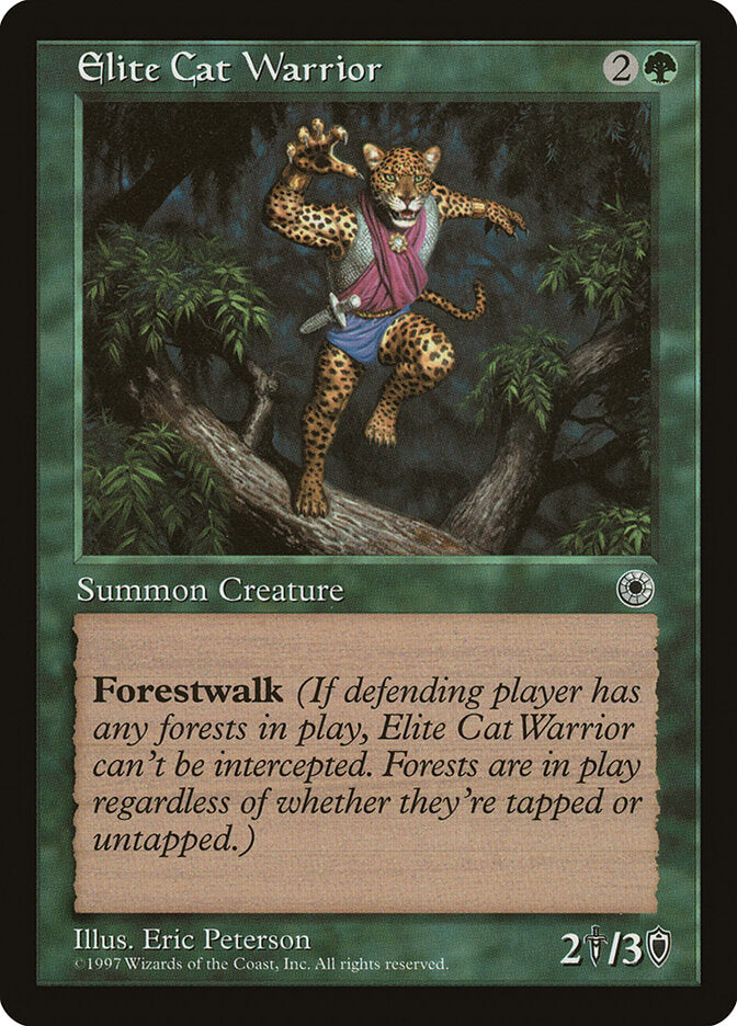 Elite Cat Warrior - Magic: The Gathering - MoxLand
