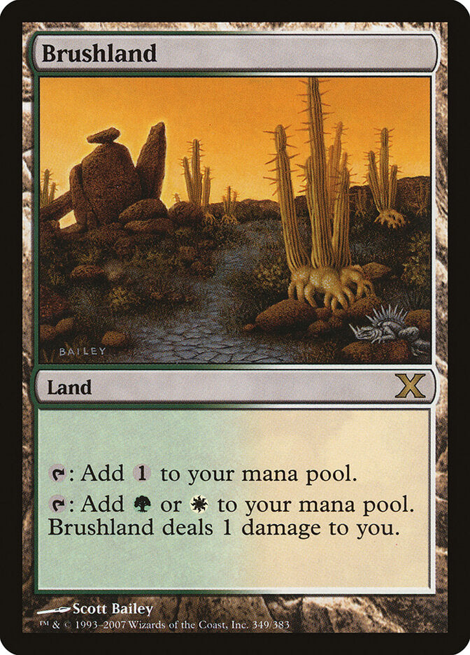 Macegal / Brushland - Magic: The Gathering - MoxLand