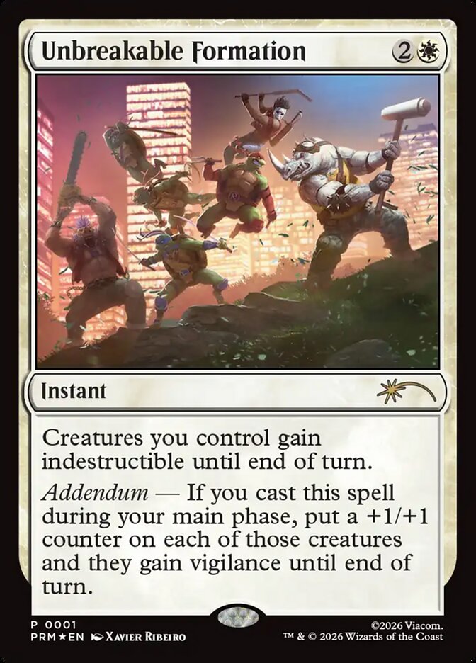 Formação Inquebrável / Unbreakable Formation - Magic: The Gathering - MoxLand