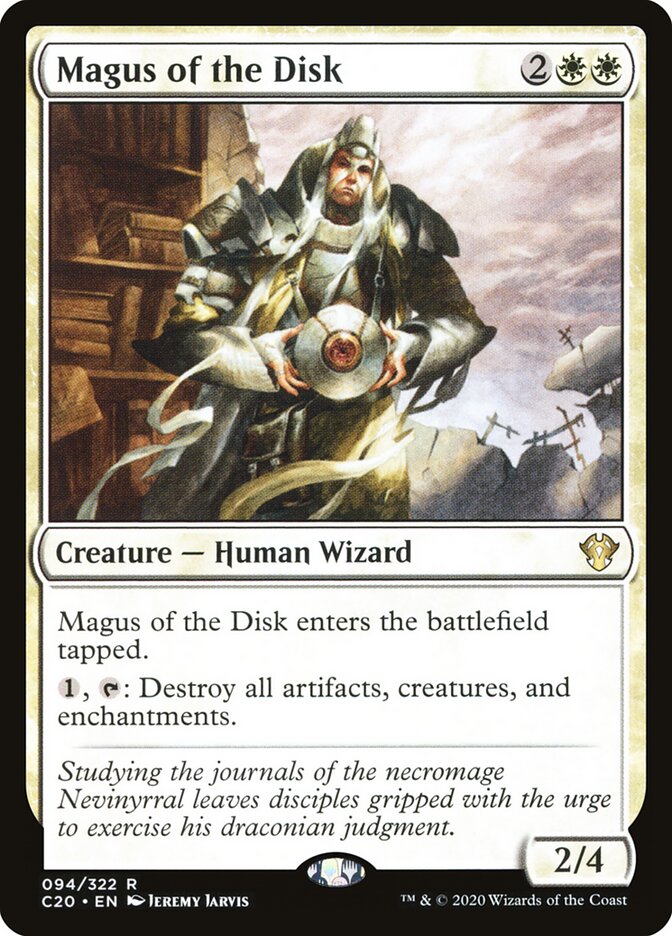 Magus do Disco / Magus of the Disk - Magic: The Gathering - MoxLand
