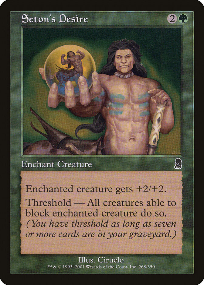 Desejo de Seton / Seton's Desire - Magic: The Gathering - MoxLand