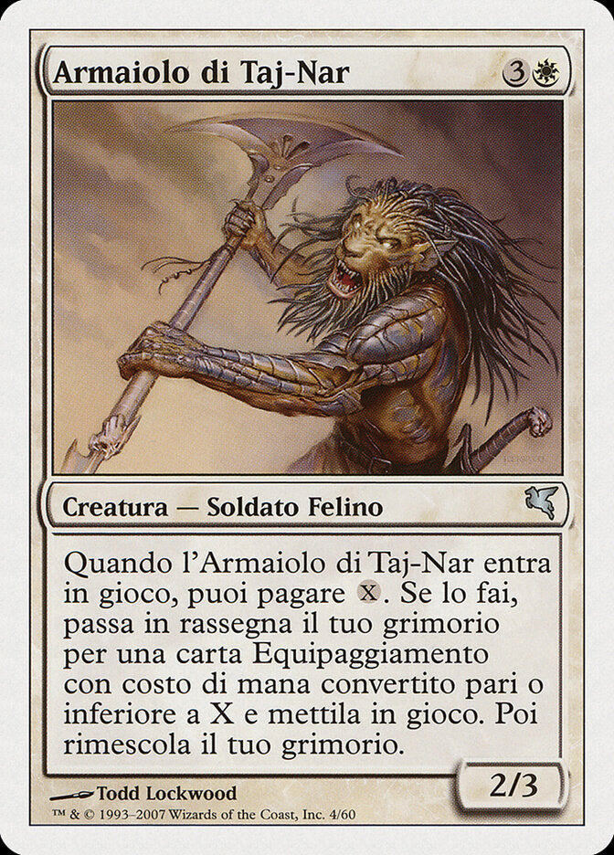 Espadeiro de Taj-Nar / Taj-Nar Swordsmith - Magic: The Gathering - MoxLand