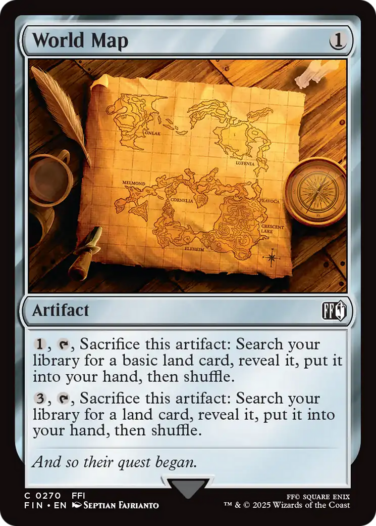 Mapa-múndi / World Map - Magic: The Gathering - MoxLand