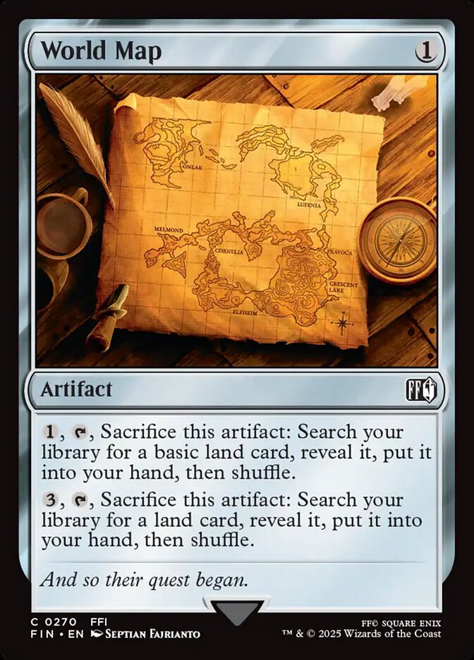 Mapa-múndi / World Map - Magic: The Gathering - MoxLand