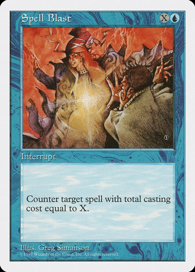 Supressão Mágica / Spell Blast - Magic: The Gathering - MoxLand