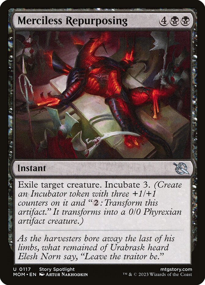 Reaproveitamento Impiedoso / Merciless Repurposing - Magic: The Gathering - MoxLand