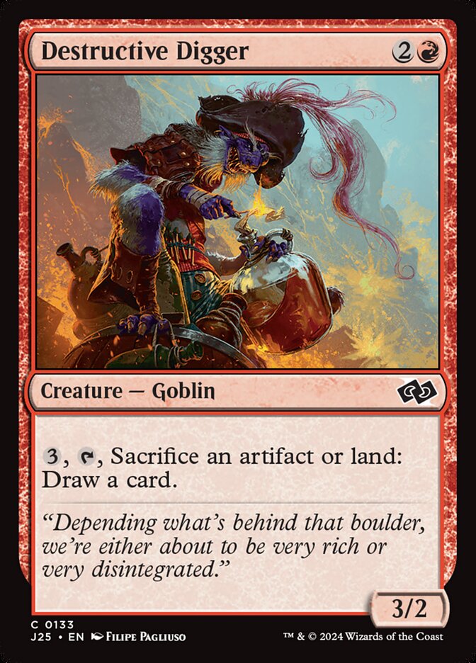 Escavador Destrutivo / Destructive Digger - Magic: The Gathering - MoxLand