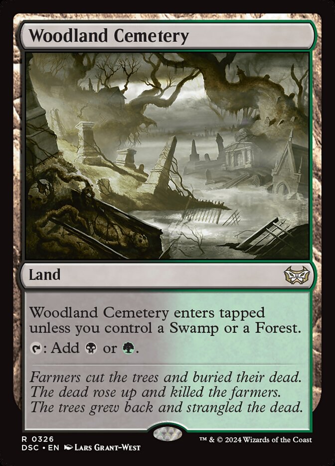 Cemitério da Floresta / Woodland Cemetery - Magic: The Gathering - MoxLand