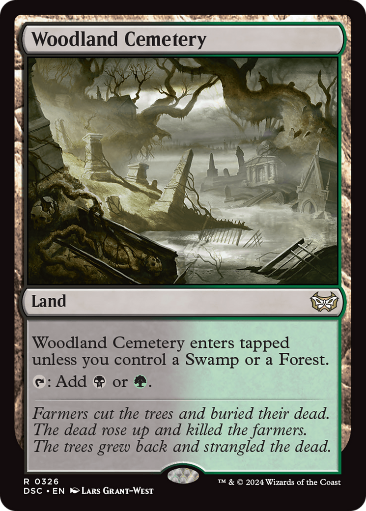 Cemitério da Floresta / Woodland Cemetery - Magic: The Gathering - MoxLand