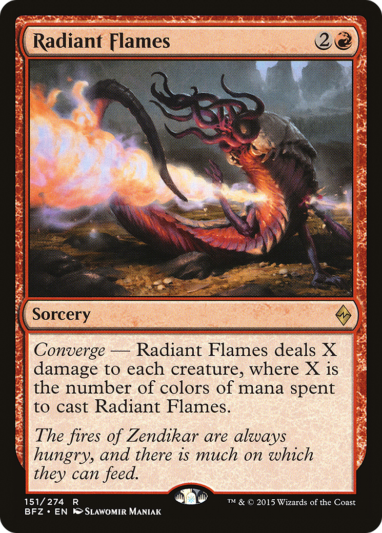 Chamas Radiantes / Radiant Flames - Magic: The Gathering - MoxLand