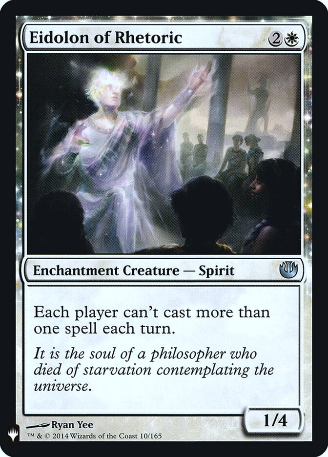 Eidolon da Retórica / Eidolon of Rhetoric - Magic: The Gathering - MoxLand