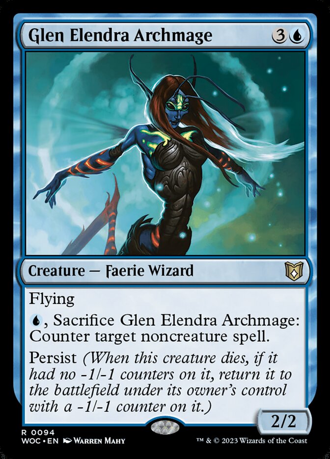 Arquimaga de Glen Elendra / Glen Elendra Archmage - Magic: The Gathering - MoxLand