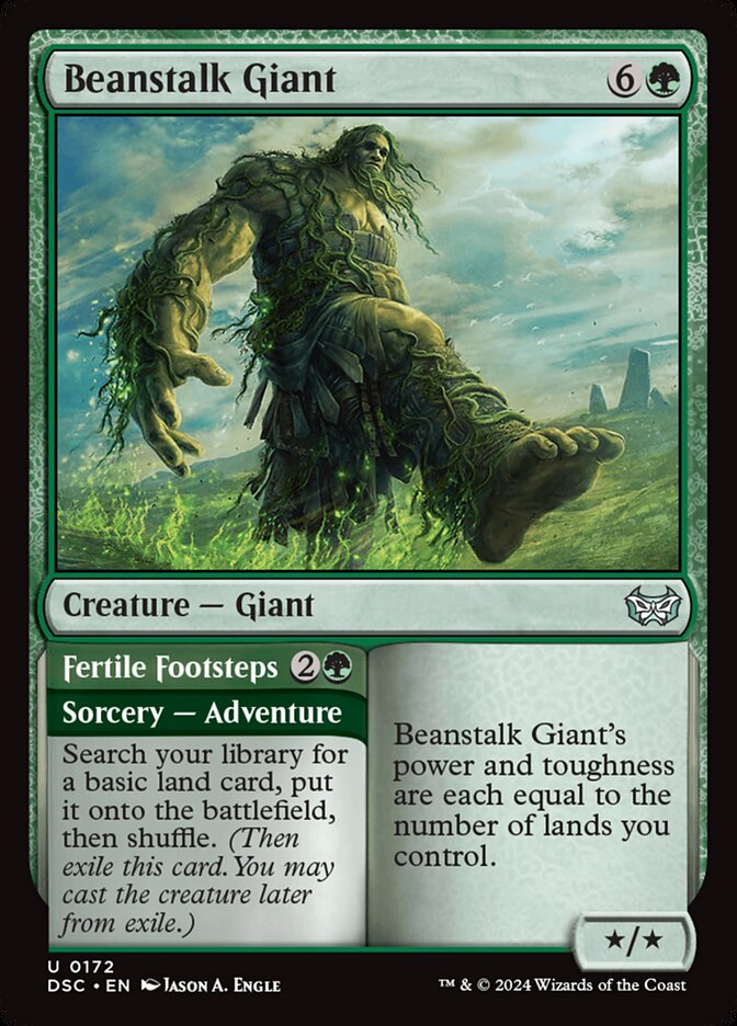 Gigante do Pé de Feijão / Pegadas Férteis / Beanstalk Giant / Fertile Footsteps - Magic: The Gathering - MoxLand