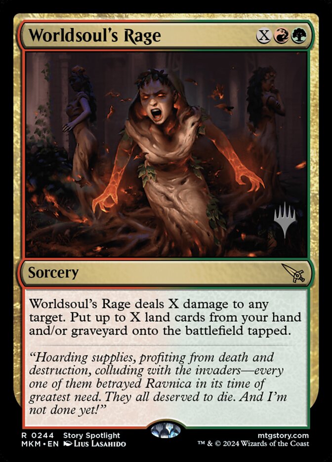 Fúria da Anima Mundi / Worldsoul's Rage - Magic: The Gathering - MoxLand
