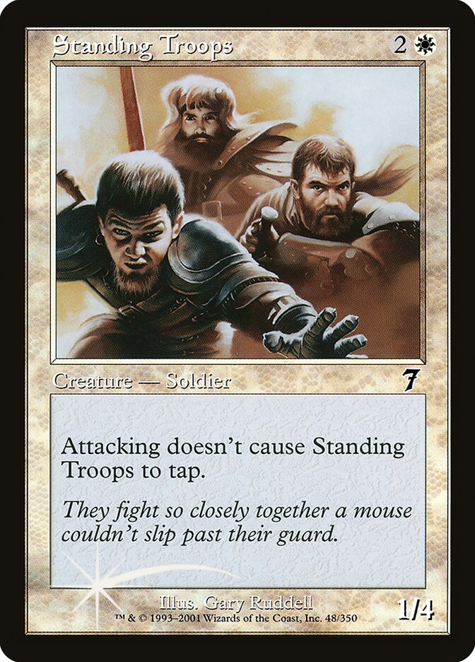 Tropas Posicionadas / Standing Troops - Magic: The Gathering - MoxLand