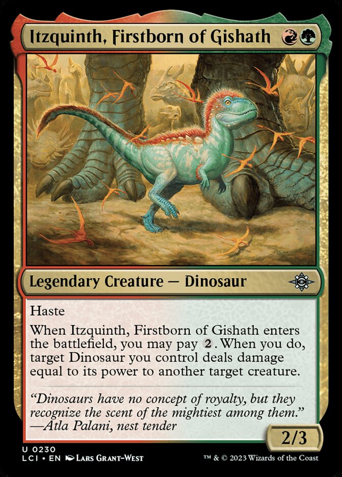 Itzquinth, Primogênito de Gishath / Itzquinth, Firstborn of Gishath - Magic: The Gathering - MoxLand