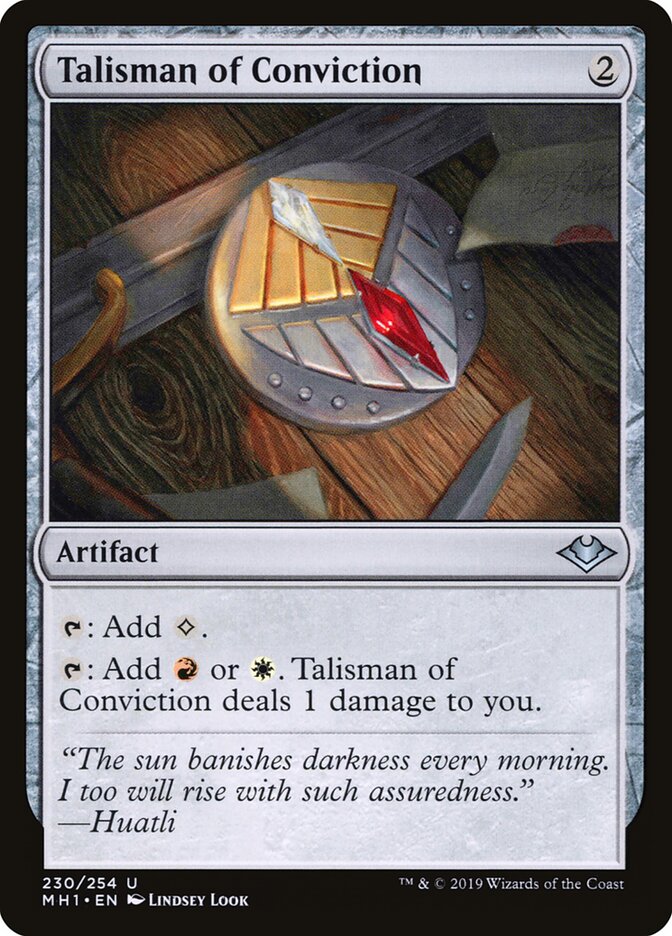 Talismã da Convicção / Talisman of Conviction - Magic: The Gathering - MoxLand