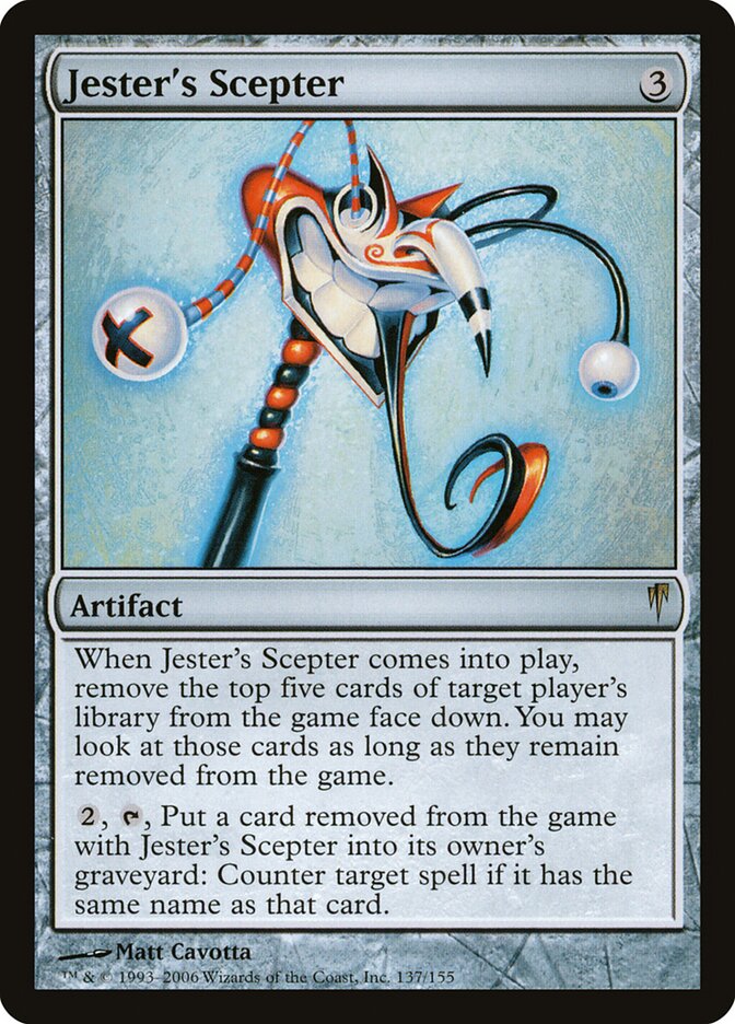 Cetro do Bufão / Jester's Scepter - Magic: The Gathering - MoxLand