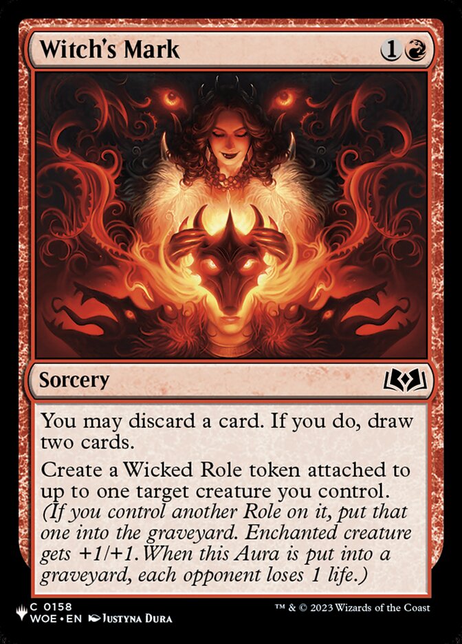 Marca da Bruxa / Witch's Mark - Magic: The Gathering - MoxLand