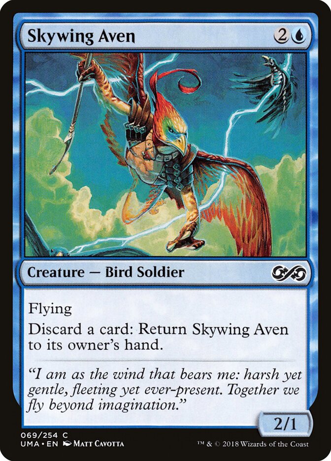Aviano de Asas Celestiais / Skywing Aven - Magic: The Gathering - MoxLand