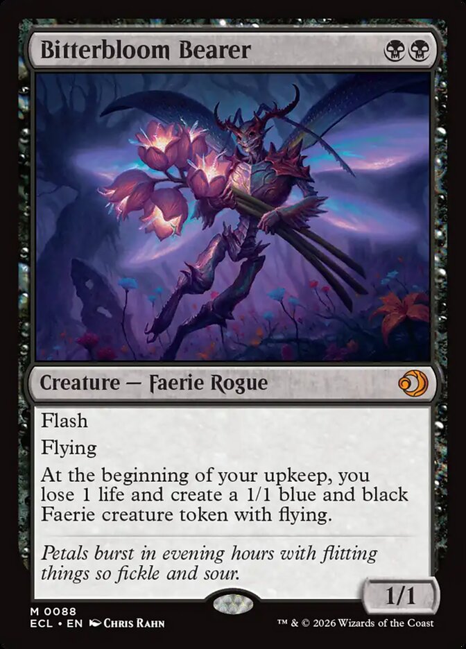 Portador da Agrifor / Bitterbloom Bearer - Magic: The Gathering - MoxLand