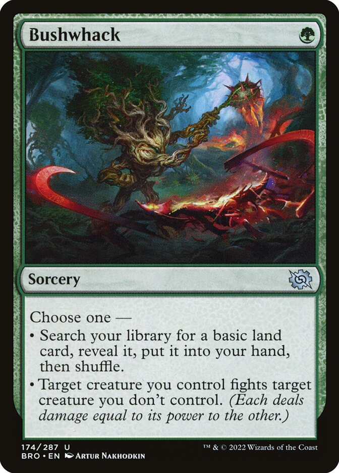 Trilhar / Bushwhack - Magic: The Gathering - MoxLand
