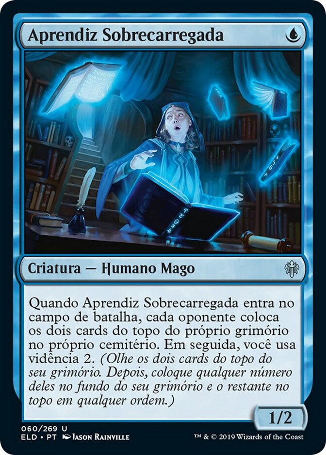 Aprendiz Sobrecarregada / Overwhelmed Apprentice - Magic: The Gathering - MoxLand