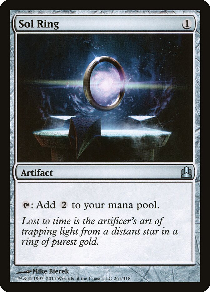 Anel Solar / Sol Ring - Magic: The Gathering - MoxLand