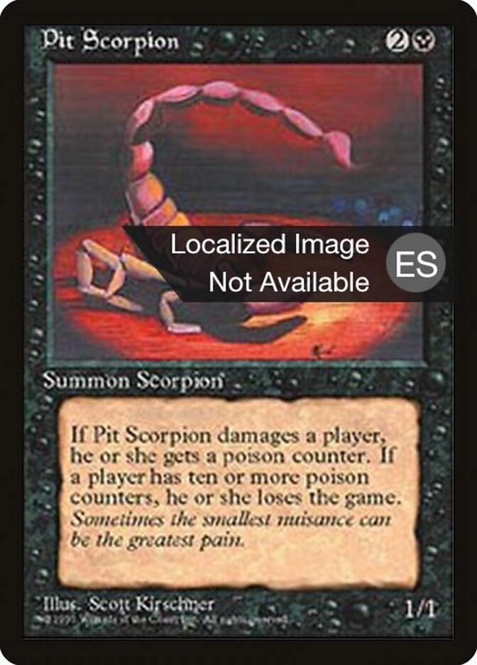 Escorpião das Profundezas / Pit Scorpion - Magic: The Gathering - MoxLand
