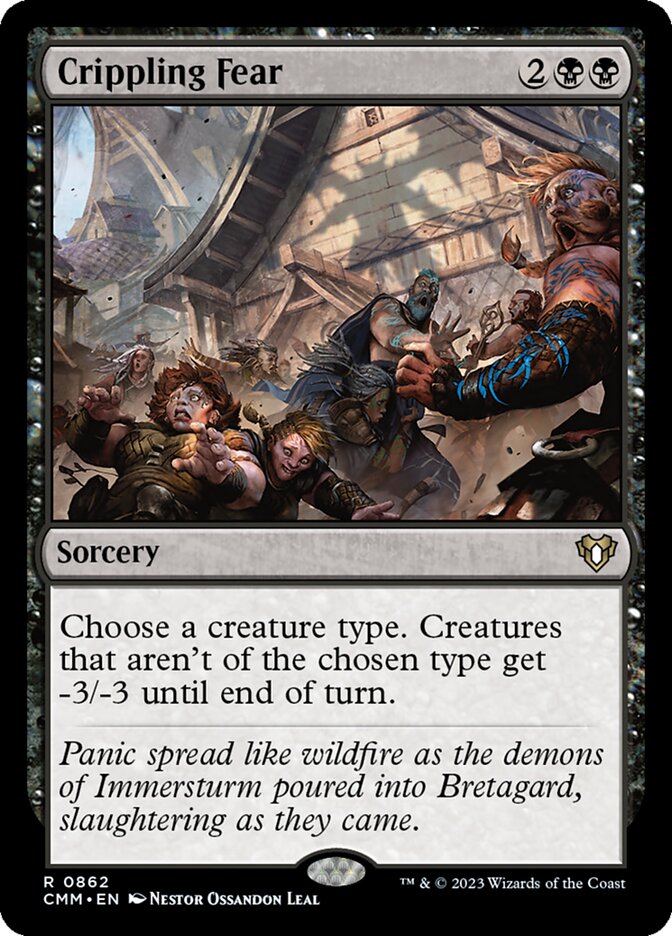 Medo Debilitante / Crippling Fear - Magic: The Gathering - MoxLand