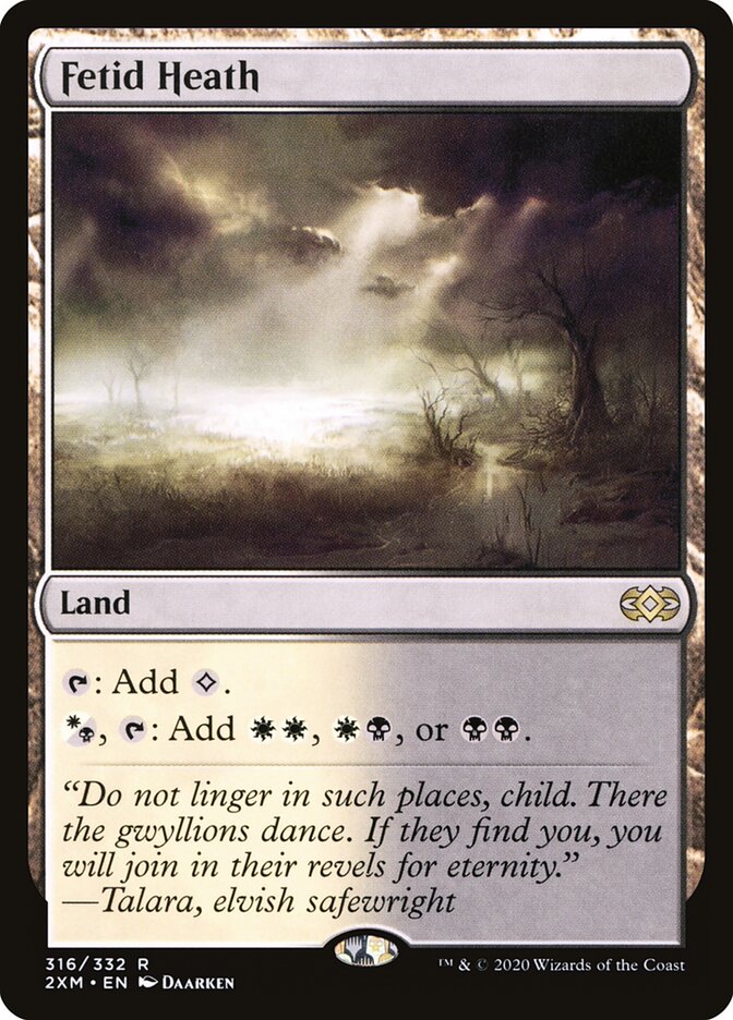 Matagal Fétido / Fetid Heath - Magic: The Gathering - MoxLand