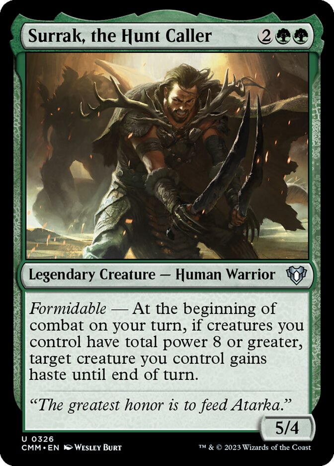 Surrak, o Convocador da Caçada / Surrak, the Hunt Caller - Magic: The Gathering - MoxLand