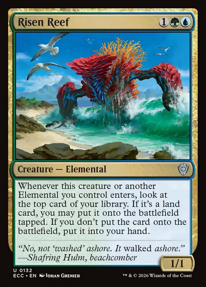 Recife Soerguido / Risen Reef - Magic: The Gathering - MoxLand