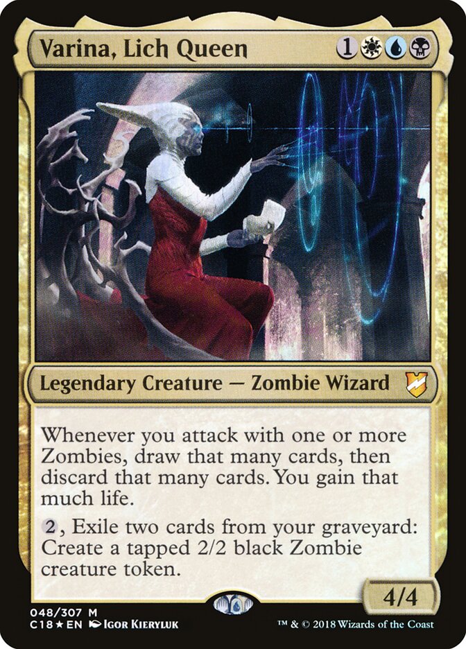 Varina, Rainha Lich / Varina, Lich Queen - Magic: The Gathering - MoxLand