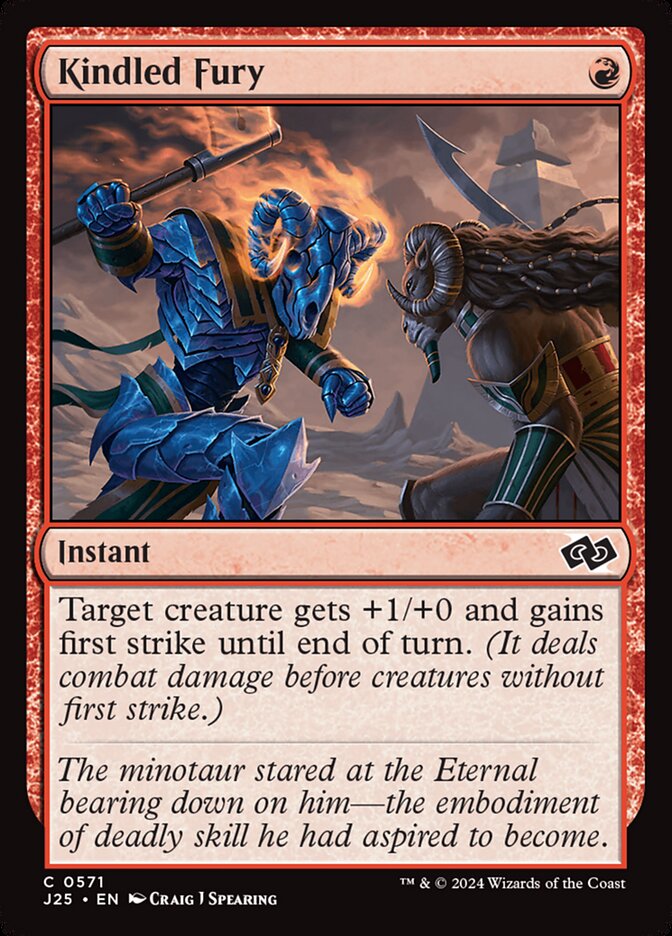 Fúria Inflamada / Kindled Fury - Magic: The Gathering - MoxLand